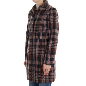 CAPPOTTO CHECKED BLU